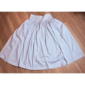 NWT LPA Brigette Gingham Full Midi Skirt  Size S Retail $189